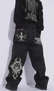 GOTHIC SKULL JEANS