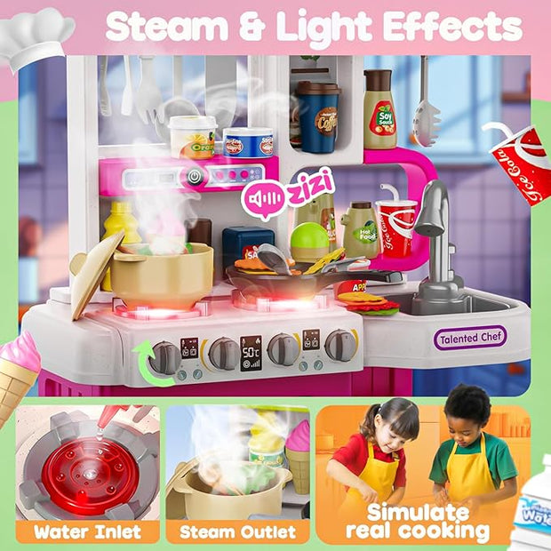 MINICHEF DELUXE KITCHEN PLAYSET (94-PIECE)