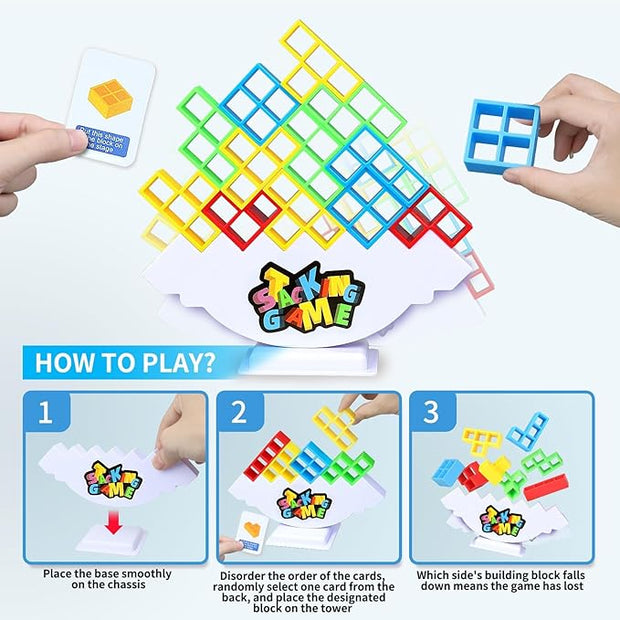 TETRA TOWER STACK GAME (48PCS)