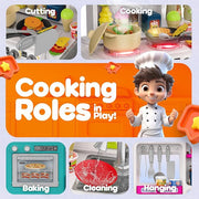 MINICHEF DELUXE KITCHEN PLAYSET (94-PIECE)