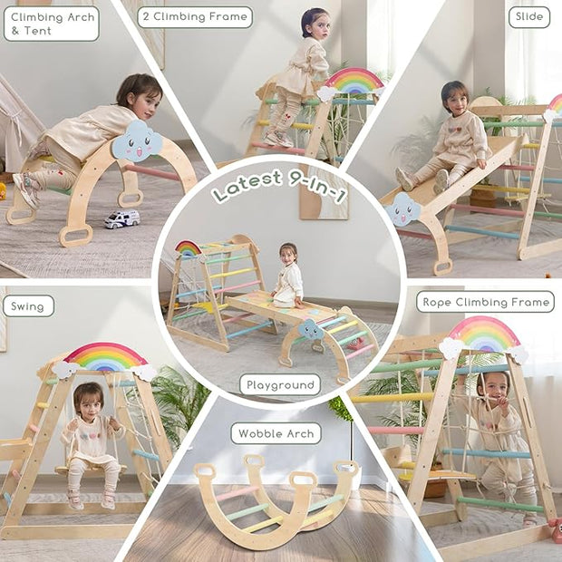 RAINBOWRISE 9-IN-1 PLAY GYM