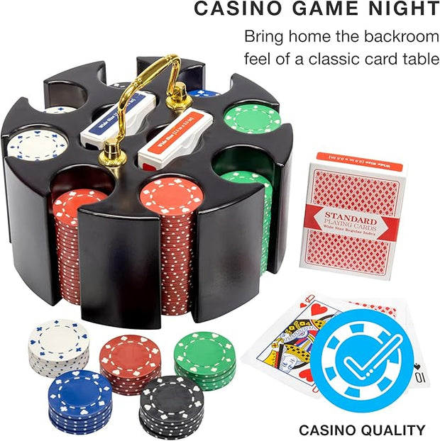 CASINO ROYALE POKER SET (200 CHIPS)