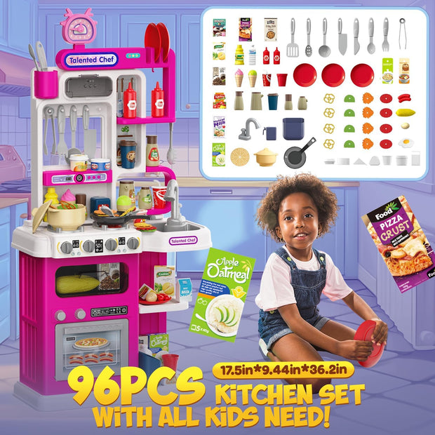 MINICHEF DELUXE KITCHEN PLAYSET (94-PIECE)