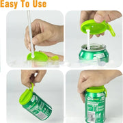 UNIVERSAL CAN TOPPER WITH STRAW