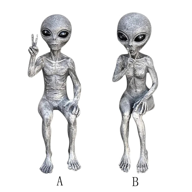 ALIEN GARDEN FIGURINE