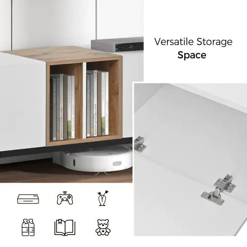 VISTAVIEW MODERN TV STAND – 80" CAPACITY (3 DOORS)