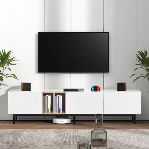 VISTAVIEW MODERN TV STAND – 80" CAPACITY (3 DOORS)