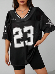 BLACK OVERSIZED JERSEY