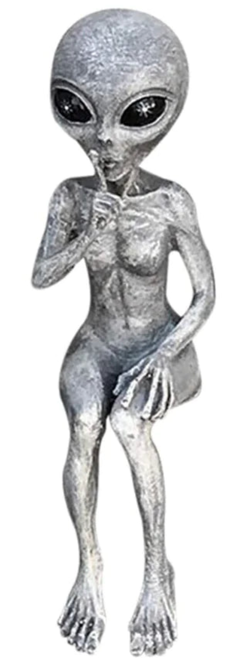 ALIEN GARDEN FIGURINE