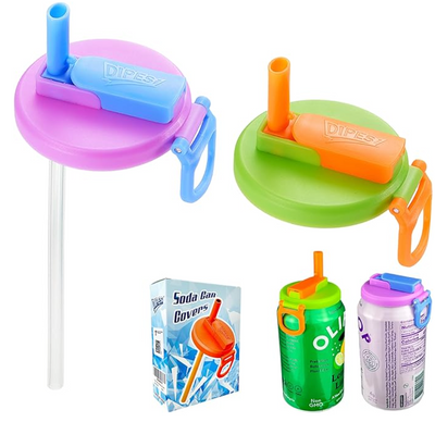 UNIVERSAL CAN TOPPER WITH STRAW