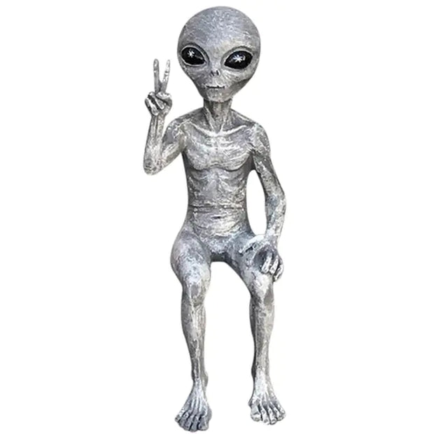 ALIEN GARDEN FIGURINE