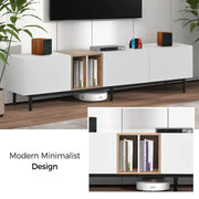VISTAVIEW MODERN TV STAND – 80" CAPACITY (3 DOORS)