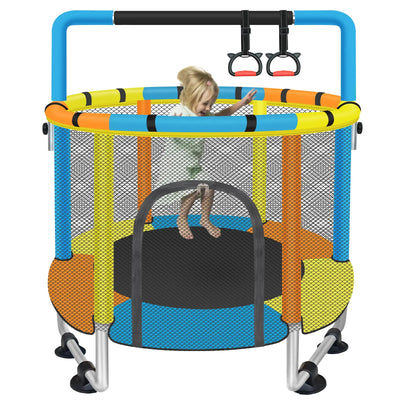 MINIBOUNCE 55" TODDLER TRAMPOLINE WITH SAFETY ENCLOSURE