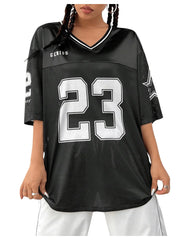 BLACK OVERSIZED JERSEY