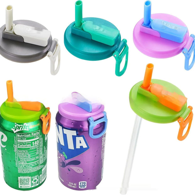 UNIVERSAL CAN TOPPER WITH STRAW