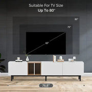 VISTAVIEW MODERN TV STAND – 80" CAPACITY (3 DOORS)